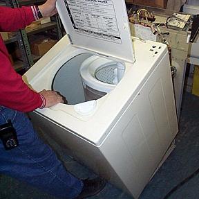 Removing Washer Cabinet