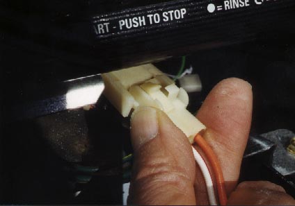 Reconnect lid switch connector