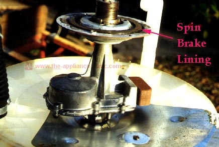 Spin brake lining